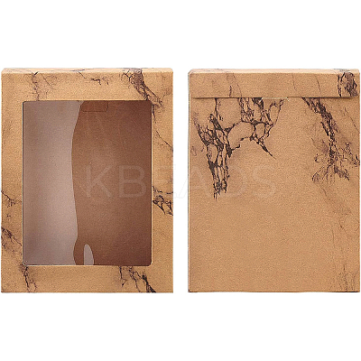 Marble Texture Pattern Paper Gift Boxes CON-BC0006-24A-1