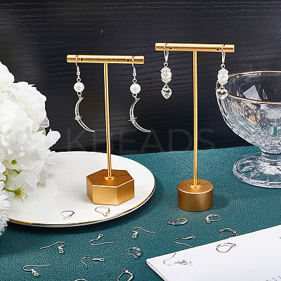 40Pcs 4 Style Brass & 304 Stainless Steel Earring Findings KK-BBC0012-60-1