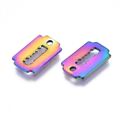 Ion Plating(IP) 201 Stainless Steel Charms LS-STAS-S119-146-1
