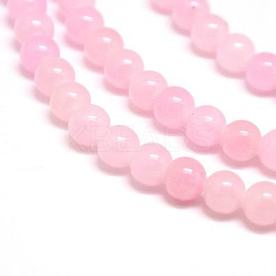 Natural Yellow Jade Beads Strands JBR6mm-2-1