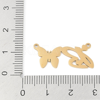 304 Stainless Steel Pendants STAS-L279-002G-B-1