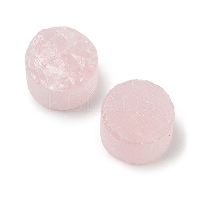 Natural Rose Quartz Cabochons G-K338-39B-02-1