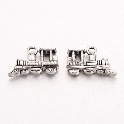 Tibetan Style Alloy Train Charms LS-X-TIBEP-2645-AS-NR-1