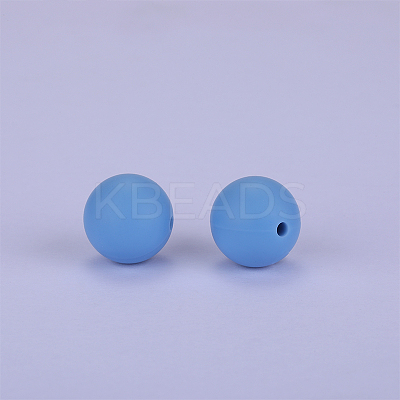Round Silicone Focal Beads SI-JX0046A-96-1