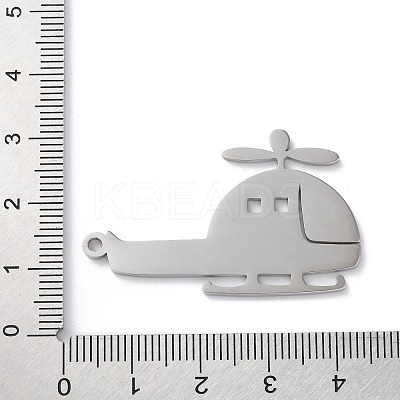 Anti-Tarnish 304 Stainless Steel Pendants STAS-S149-08P-1