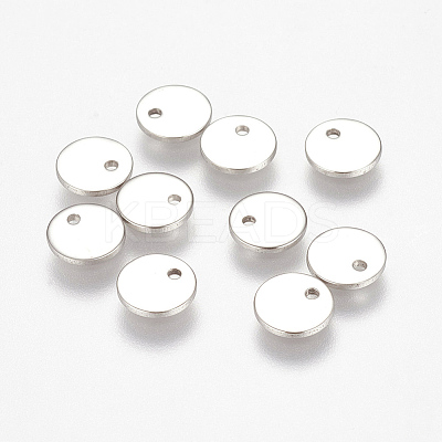 Tarnish Resistant 304 Stainless Steel Stamping Blank Tag Charms LS-STAS-K149-03A-1