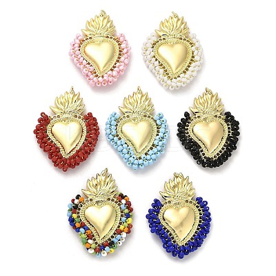 Rack Plating Brass Pendants FIND-Z018-01-1