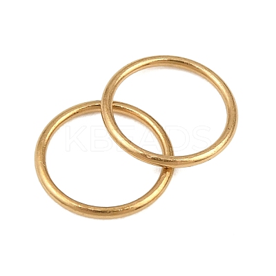 Ion Plating(IP) 304 Stainless Steel Closed Jump Rings STAS-G393-06G-09-1