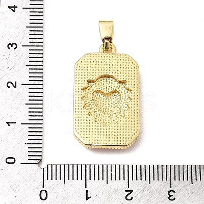 Brass Enamel Pendants X-KK-L190-008G-03-1