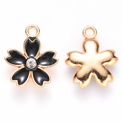 Alloy Enamel Pendants X-ENAM-S121-052A-1