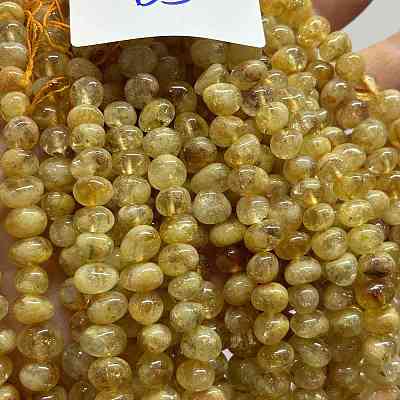 Natural Citrine Beads Strands LS-G-RM250109-B3-1