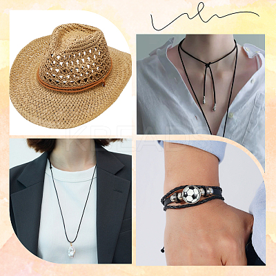 Braided Leather Cord with Core WL-CL0001-01E-1