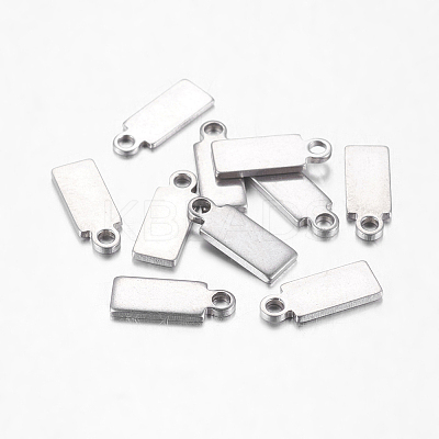 Tarnish Resistant 304 Stainless Steel Stamping Blank Tag Pendants LS-STAS-Q074-1