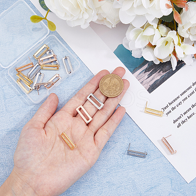 18Pcs 3 Color 201 Stainless Steel Stud Earring Findings STAS-DC0014-84-1