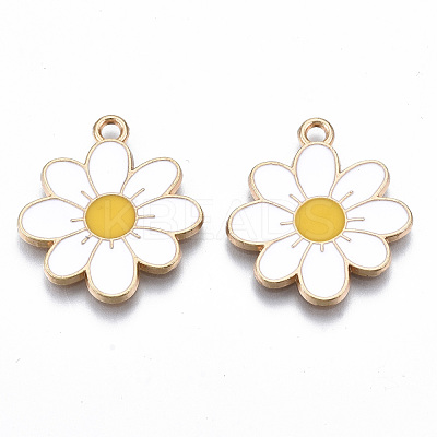 Eco-Friendly Alloy Enamel Pendants ENAM-Q437-041A-NR-1