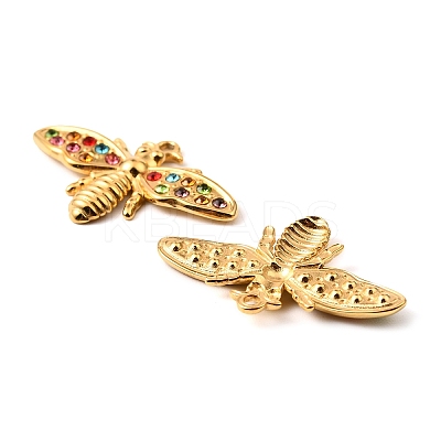 304 Stainless Steel Rhinestone Pendants STAS-Z145-14G-01-1