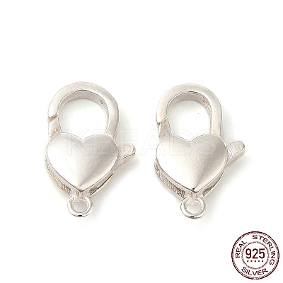 925 Sterling Silver Lobster Claw Clasps STER-NH0001-31S-1