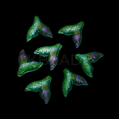 Luminous Transparent Resin Decoden Cabochons RESI-D013-16B-1