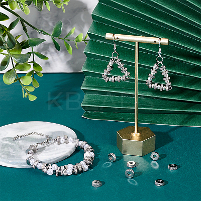60Pcs 3 Styles 201 Stainless Steel Spacer Beads STAS-UN0038-03-1