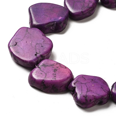 Synthetic Turquoise Dyed Beads Strands G-E594-25G-1