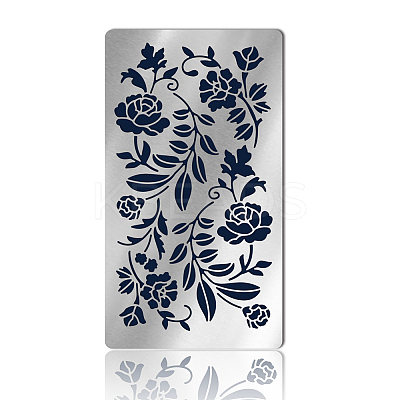 Retro Stainless Steel Metal Cutting Dies Stencils DIY-WH0242-298-1