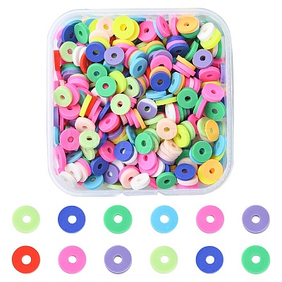 Handmade Polymer Clay Beads CLAY-YW0001-83-1