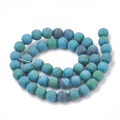 Synthetic Chrysocolla Beads Strands G-T106-194-1