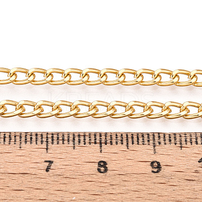 Aluminium Curb Chains CHA-N004-07G-1