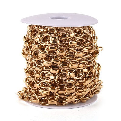 PVD Vacuum Plating 304 Stainless Steel Rolo Chains CHS-F009-04-G-1