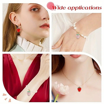 10Pcs Transparent Acrylic Pendants OACR-YW0002-31A-1