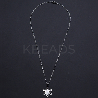 Non-Tarnish 201 Stainless Steel Pendants Necklaces NJEW-S105-JN724-45-1-1