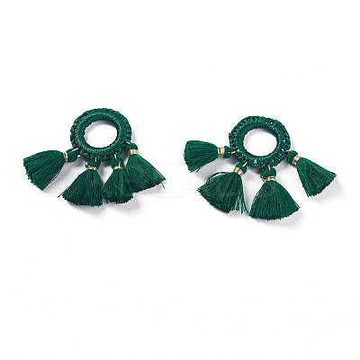 Cotton Tassel Pendants FIND-F008-C05-1