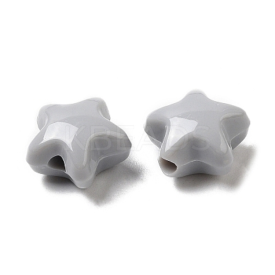 Opaque Acrylic Beads OACR-C016-30E-1