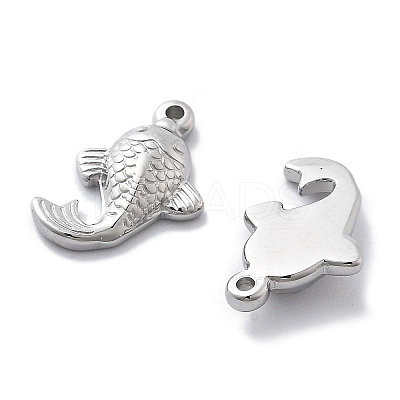 Anti-Tarnish 304 Stainless Steel Pendants STAS-R130-34P-1