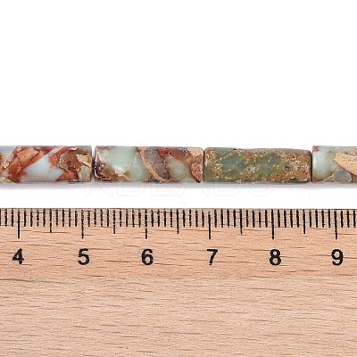 Synthetic Aqua Terra Jasper Beads Strands G-P529-A01-01-1
