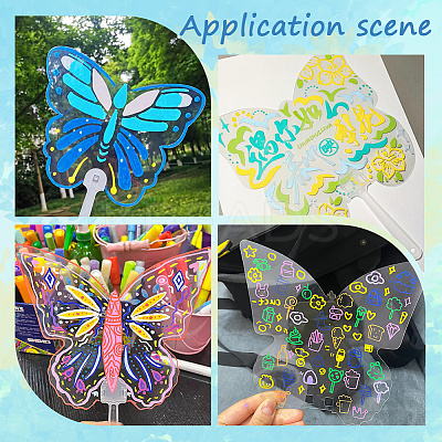 PVC Hand Held Fan DIY-WH20002-86E-1