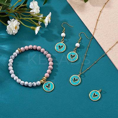 Synthetic Turquoise Pendants FIND-SZ0002-54A-1
