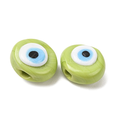 Handmade Evil Eye Lampwork Beads LAMP-G168-02K-1
