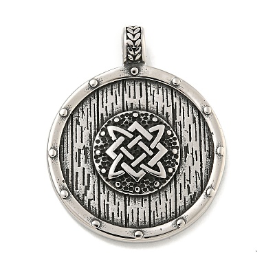 Viking 316 Surgical Stainless Steel Pendants STAS-E212-76AS-1