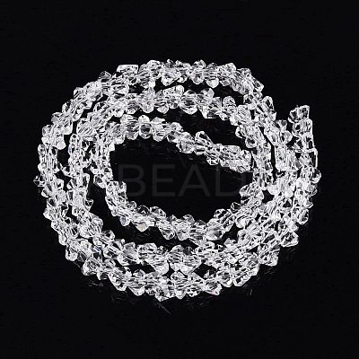 Transparent Glass Beads Strands GLAA-N018-3mm-02-1