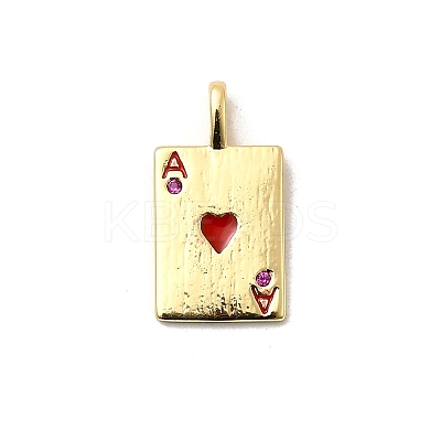 Rack Plating Brass Pendants X1-KK-A268-01G-04-1