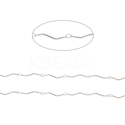 Non-Tarnish 304 Stainless Steel Link Chains STAS-D084-35P-1