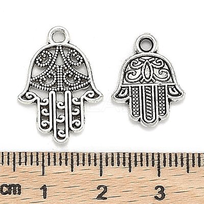 Tibetan Style Alloy Pendants TIBEP-MSMC021-03AS-1