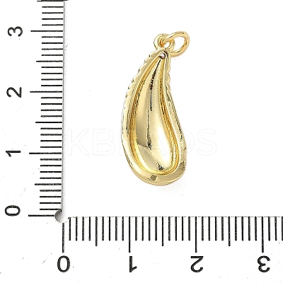 Brass Micro Pave Clear Cubic Zirconia Pendants KK-A273-24G-1