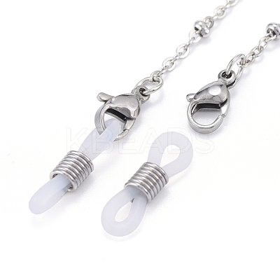 Eyeglasses Chains AJEW-F044-03-P-1