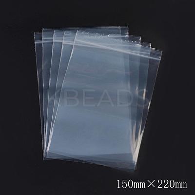 Plastic Resealable Packaging Bags OPP-G001-B-15x22cm-1