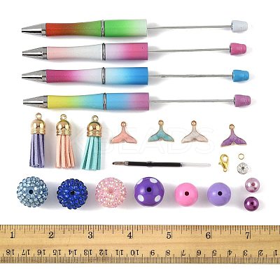 DIY Beadable Pen Sets DIY-FS0009-36-1