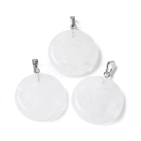 Natural Quartz Crystal Pendants G-A259-04P-06-1