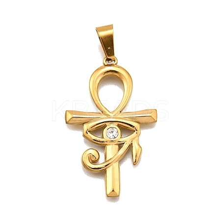 304 Stainless Steel Pendants STAS-B086-08G-1