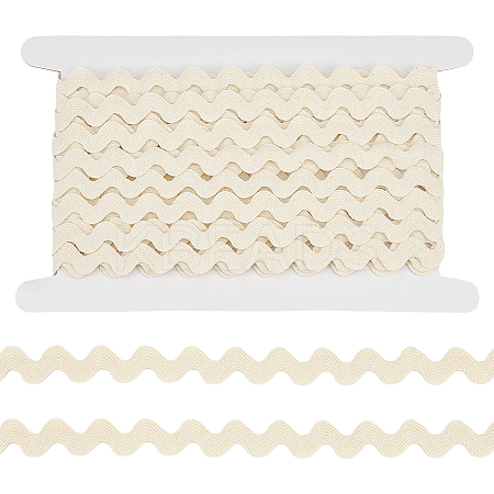 10 Yards Cotton Wave Bending Lace Trim OCOR-AN0001-06-1